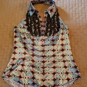 Beautiful Peacock  Halter